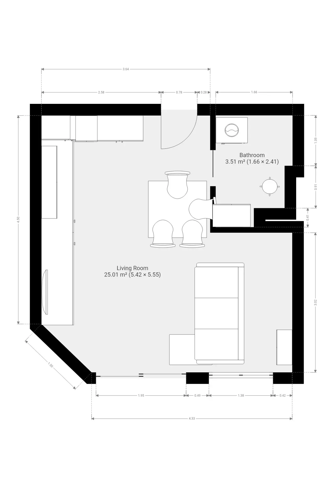 Tysiąclecia Kawalerka taras pełne wyposażenie 20